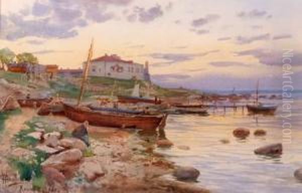 Italian Coastal Scene - view 1