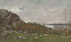 Embouchure de l'Elorn aux environs de Brest by Eugene Boudin