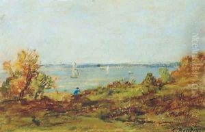 Environs d'Honfleur by Eugene Boudin