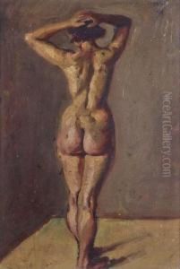 Nude by Heinrich Johann Von Zugel