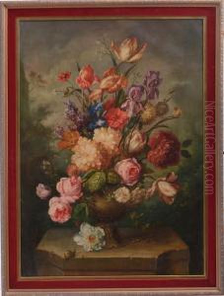 Still Life With Flowers And Snail - view 1