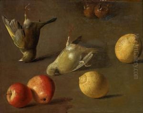 Circle Of
Stilllife With Birds And Fruit - view 1
