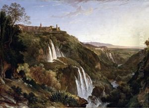 Veduta Delle Grandi E Piccole Cascatelle Di Tivoli