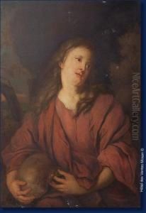 Marie Madeleine Repentante by Johannes I Voorhout