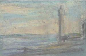 Phare by Eugene Boudin