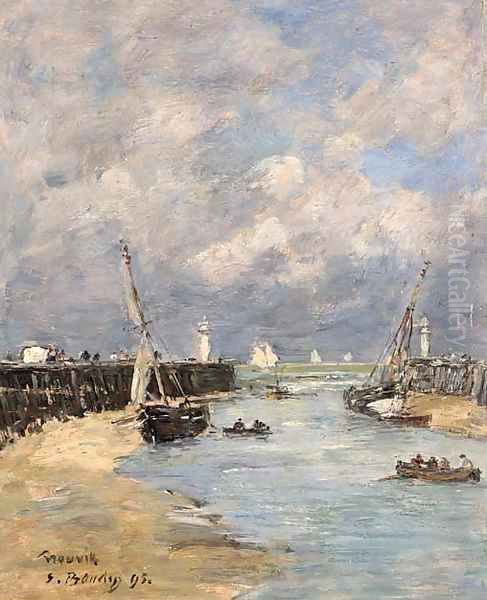 Trouville Les jetees Maree basse - view 1