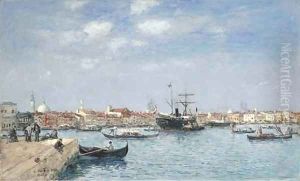 Venise, le Grand Canal by Eugene Boudin