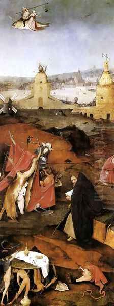 Triptych of Temptation of St Anthony (right wing) - view 1