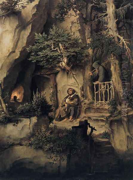 Hermit Saints Triptych - view 1