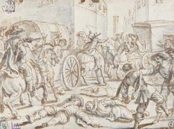 Bandits Hijacking A Coach - view 1