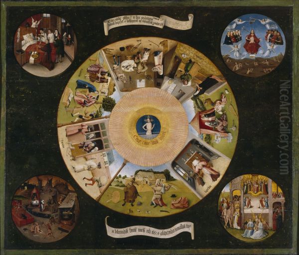 Tabletop of the Seven Deadly Sins and the Four Last Things (1) by Hieronymous Bosch