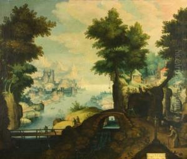 "paisaje Con Peregrinos" - view 1