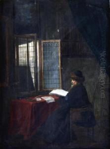 Le Philosophe Devant Sa Fenetre by Jacobus Vrel