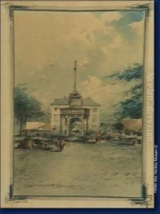 Le Perron A Liege by Joseph Vreuls
