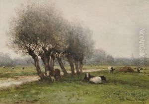 Dutch Landscape by Jan Martinus Vrolijk