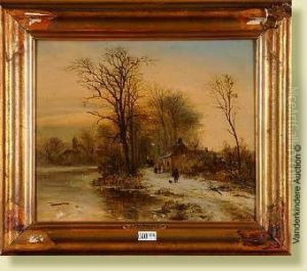 Paysage Anime Sous La Neige - view 1