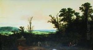 Paysage De Campagne by Cornelis Hendricksz. The Younger Vroom