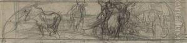 Study For A Decorative Panel - view 1