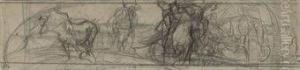 Study For A Decorative Panel by Mikhail Alexandrov. Vrubel