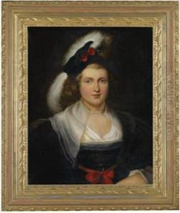 Portrait Of Helene Fourment by Theodoros Vryzakis