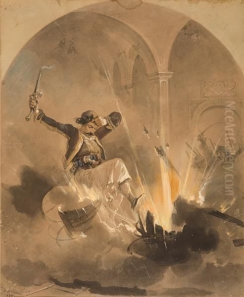 Destroying The Ammunition - view 1
