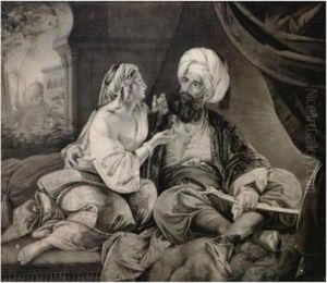 Ali Pasha And Kira Vassiliki by Theodoros Vryzakis