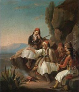 Greek Freedom Fighters by Theodoros Vryzakis