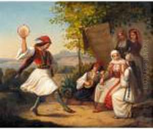 The Greek Dance by Theodoros Vryzakis