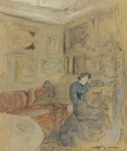 Madame Hessel Dans Son Petit Salon by Jean-Edouard Vuillard