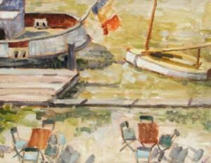 The Terrace From The Wharf by Anatol Vulpe