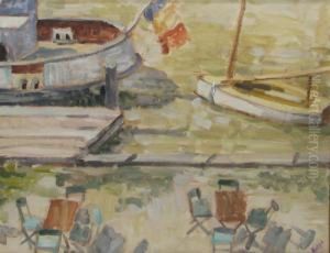 Terraces At The Border Of The Water by Anatol Vulpe