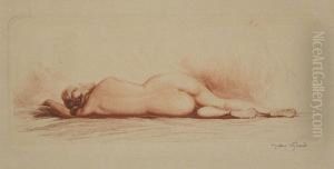 (la Terrasse, 1872-?)
Desnudo Femenino De Espaldas. by Jean Auguste Vyboud