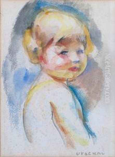 A Young Girl With Blond Hair - view 1