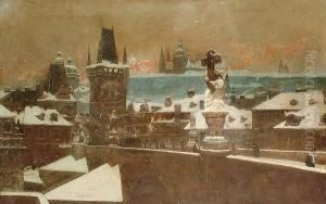 The Charles Bridge, Prague by Franta Vysekal