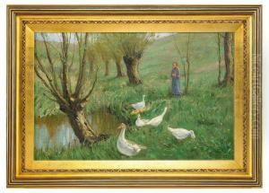 The Shepherdess by Konstantin Semionov. Vysotsky