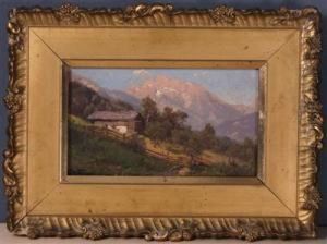 Blick Auf Den Hochkalter by Adalbert Waagen