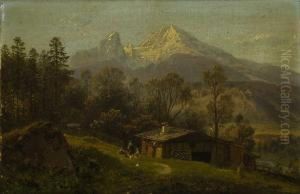 Blick Auf Den Watzmann by Adalbert Waagen