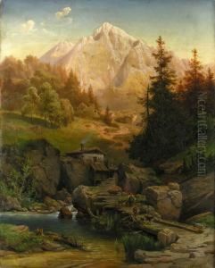 Der Ziegenabtrieb Von Der Alm