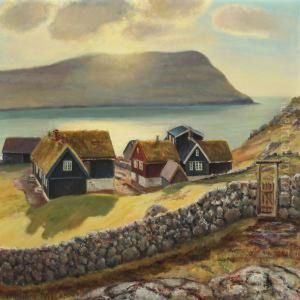 Scenery From The Faroe Islands by Joen Waagstein