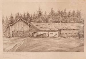 "geburtshaus Des Komponisten Des Liedes Stille Nacht Franz X. Gruber" by Aloys Ludwig Wach