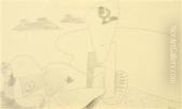 A Reclining Female Nude - view 1