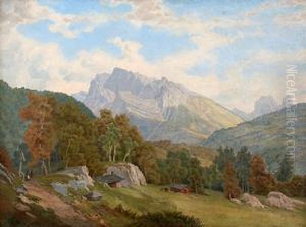 Romantic Landscape With Staffage - view 1