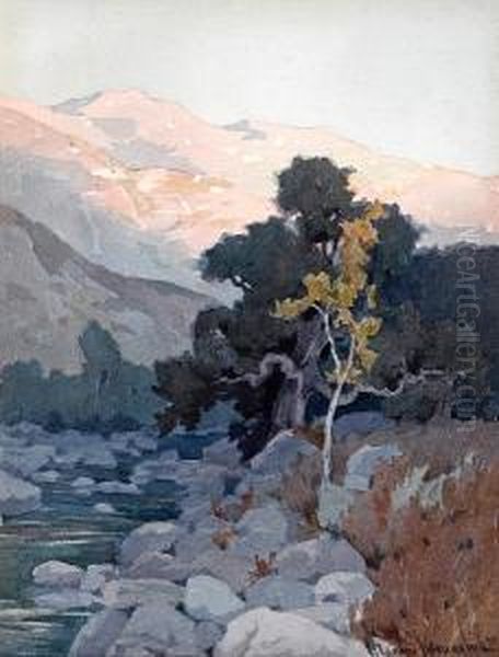 The Creek At Sunset - view 1