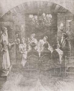 Przy Stole by Wilhelm Wachtel