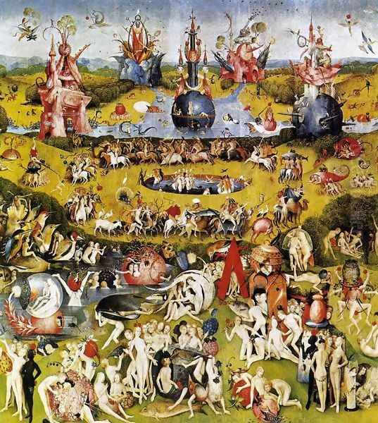 Triptych of Garden of Earthly Delights (central panel) c. 1500 - view 1