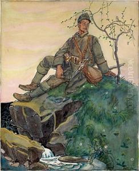 Odpoczynek Zolnierza, 1916 R. - view 1