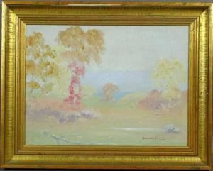 Impressionistic Landscape by Henry Wellington Wack