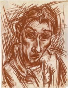 Self-portrait by Rudolf Wacker