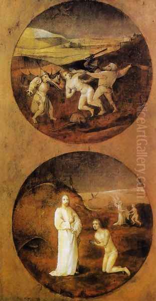 Mankind Beset by Devils (reverse of Noah panel) 1500-04 - view 1