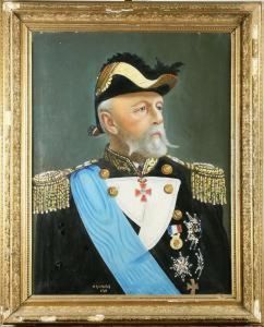 Portratt Pakung Oscar Ii by Carl Gabriel Wadell